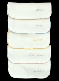Love Languages Burp Cloth Set