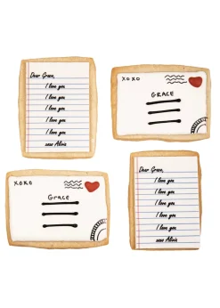Love Letter Sugar Cookies, Set of 12
