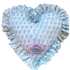 Love You So Heart Ruffle Pillow