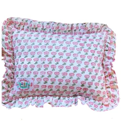 Love You So Rectangle Ruffle Pillow