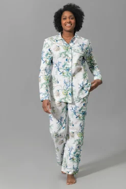 Luca Pajama Set in Del Tesoro Sea