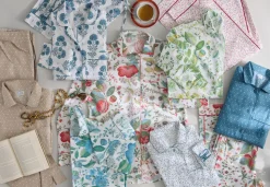 Luca Pajama Set in Pomegranate