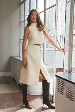 Luca Skirt in Cloud Tweed