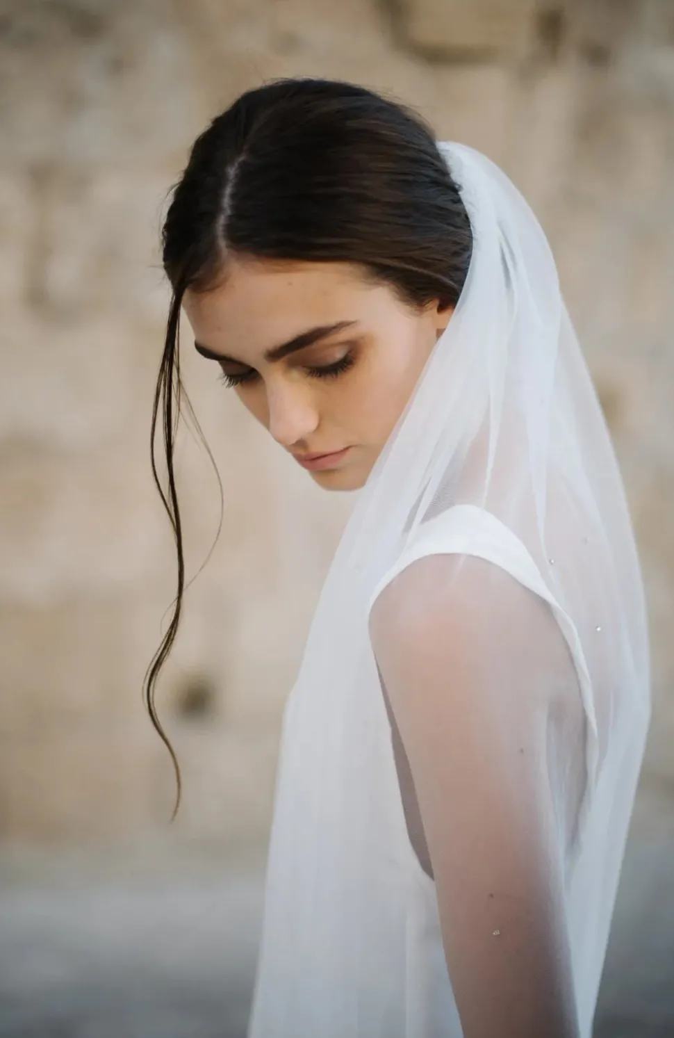 Lucca Crystal Wedding Veil