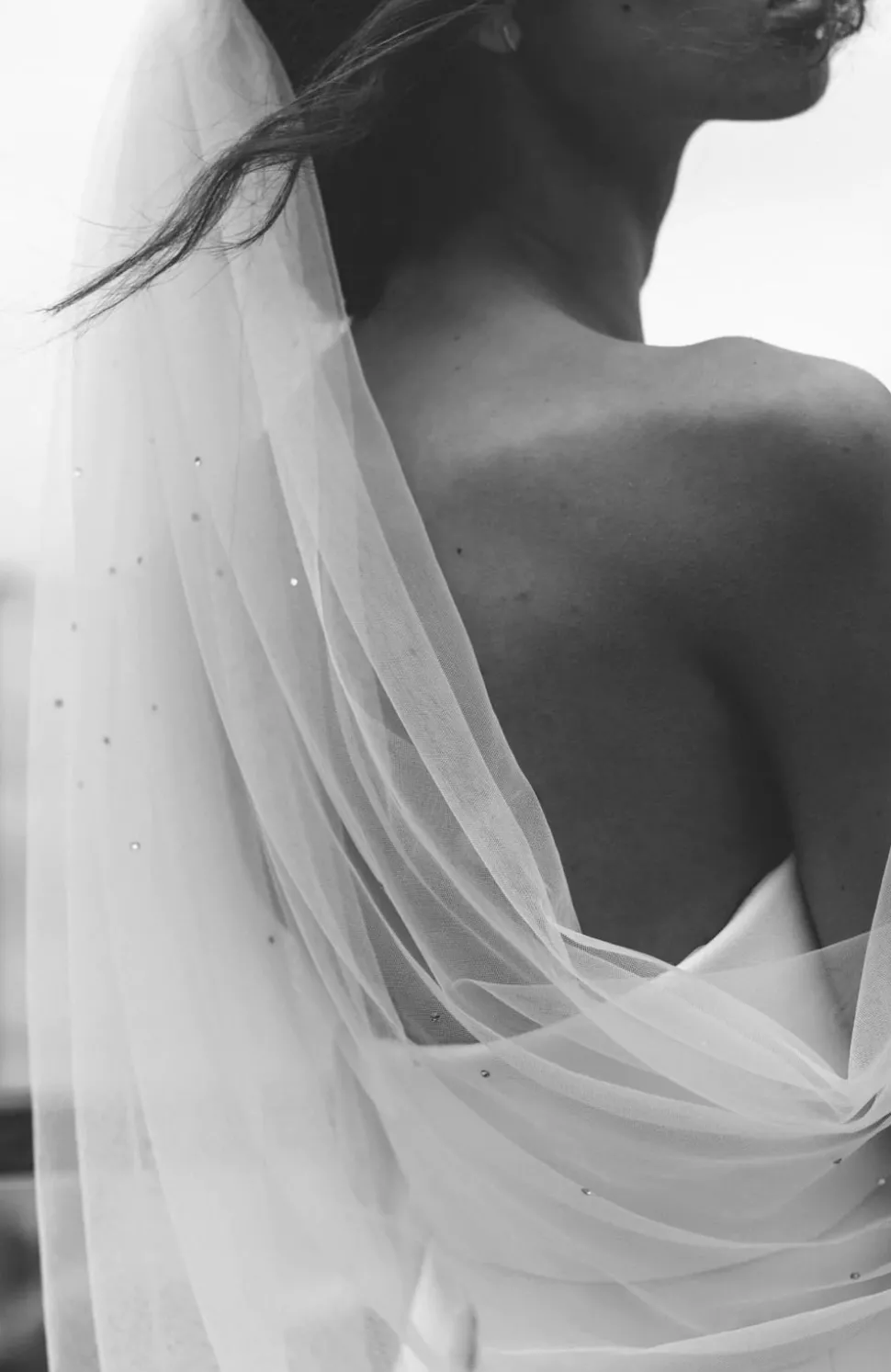 Lucca Crystal Wedding Veil