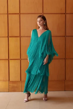 Lucero Dress in Teal