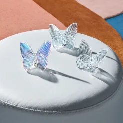 Lucky Butterfly in Clear Diamond