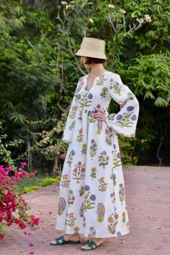 Lugano Maxi Dress in Botanical