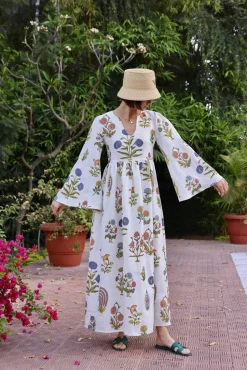 Lugano Maxi Dress in Botanical