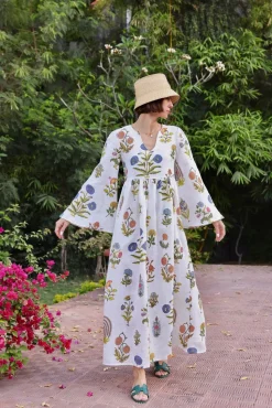 Lugano Maxi Dress in Botanical