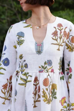 Lugano Mini Dress in Botanical