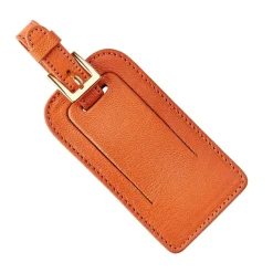 Luggage Tag in Goatskin Leather