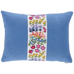 Lula Embroidered 12" Pillow in Ivory