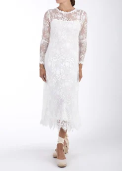 Lumiere Midi Dress in White