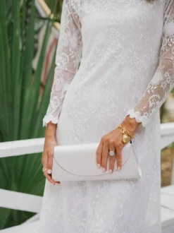 Lumiere Midi Dress in White