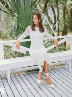 Lumiere Midi Dress in White