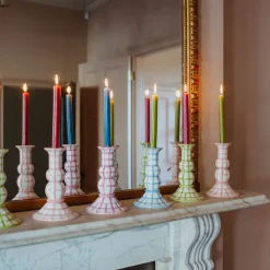 Lumiére Gingham Candle Holder