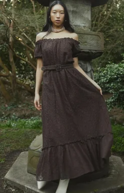 Luna Dress in Chocolate Martini