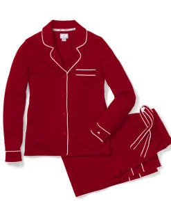 Luxe Pima Bordeaux Astaire Pajama Set