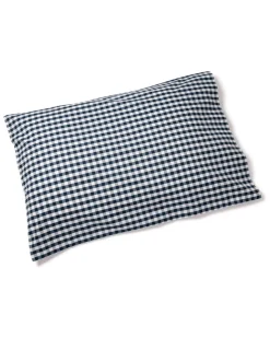 Luxe Premium Cotton Navy Gingham Bed Sheets