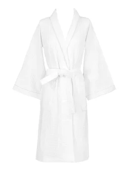 Luxury Waffle Weave Cotton Bathrobe