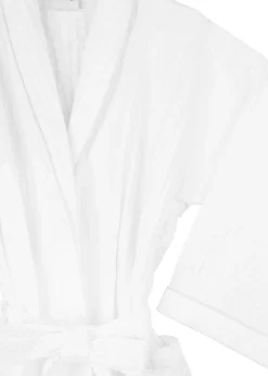 Luxury Waffle Weave Cotton Bathrobe