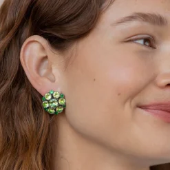 Luzia Duquesa Cluster Earrings in Lemon Quartz