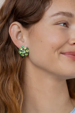 Luzia Duquesa Cluster Earrings in Lemon Quartz