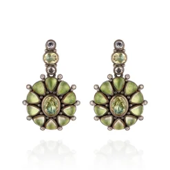 Luzia Princesa Cluster Drop Earrings in Lemon Quartz