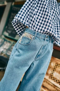 Mabel Pant in Vintage Denim