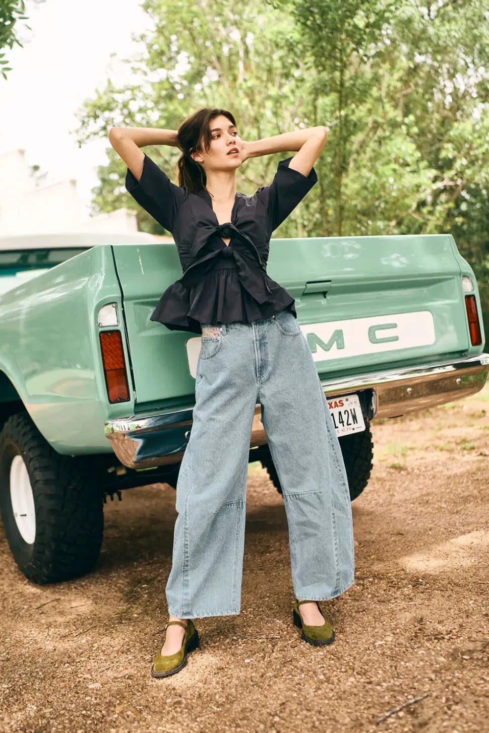 Mabel Pant in Vintage Denim