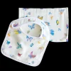 Madame Butterfly Bib and Burp Cloth Set
