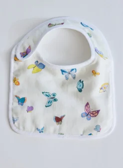 Madame Butterfly Bib and Burp Cloth Set