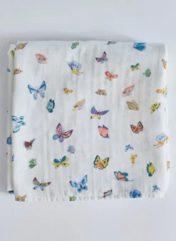 Madame Butterfly Shawl Blanket