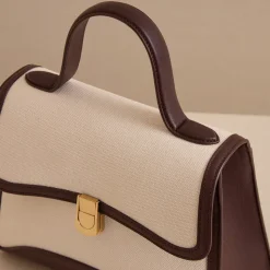 Madeline 21 in Canvas Natural & Supple Soft Chocolate