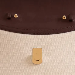 Madeline 21 in Canvas Natural & Supple Soft Chocolate