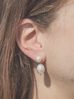 Madeline Earrings in White