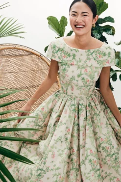 MAE x Scalamandré Bethany Top in Jardin De Chine