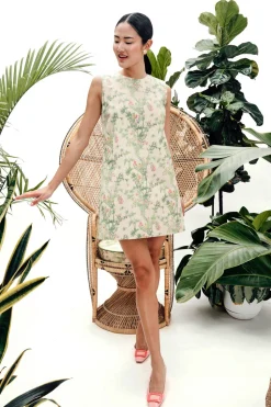 MAE x Scalamandré Laurel Dress in Jardin De Chine