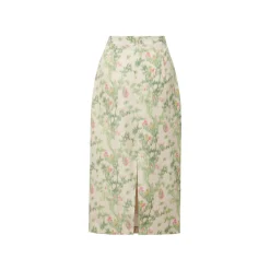 MAE x Scalamandré Sienna Skirt in Jardin De Chine