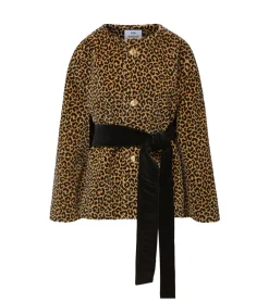 Mae x Scalamandre Selene Cape in Panthera Velvet
