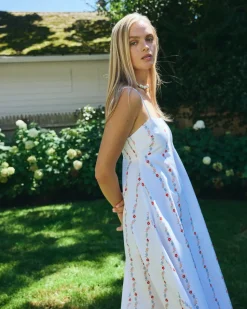 Maeve Dress in Floral Stripe