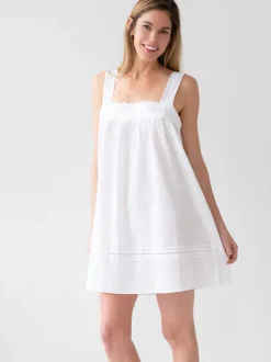 Maeve White Cotton Nightgown