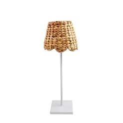 Maison Maison Design x Zafferano Scalloped Water Hyacinth Lampshade