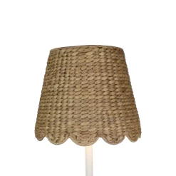 Maison Maison Design x Zafferano Scalloped Water Hyacinth Lampshade