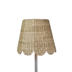 Maison Maison Design x Zafferano Scalloped Seagrass Lampshade