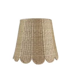 Maison Maison Design x Zafferano Scalloped Seagrass Lampshade