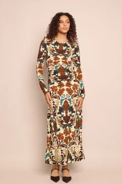 Maisy Dress in Mira Stone