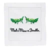 Make Mine A Double Cocktail Napkins, Set of 4