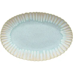 Mallorca Collection Oval Platter 16" in Sea Blue